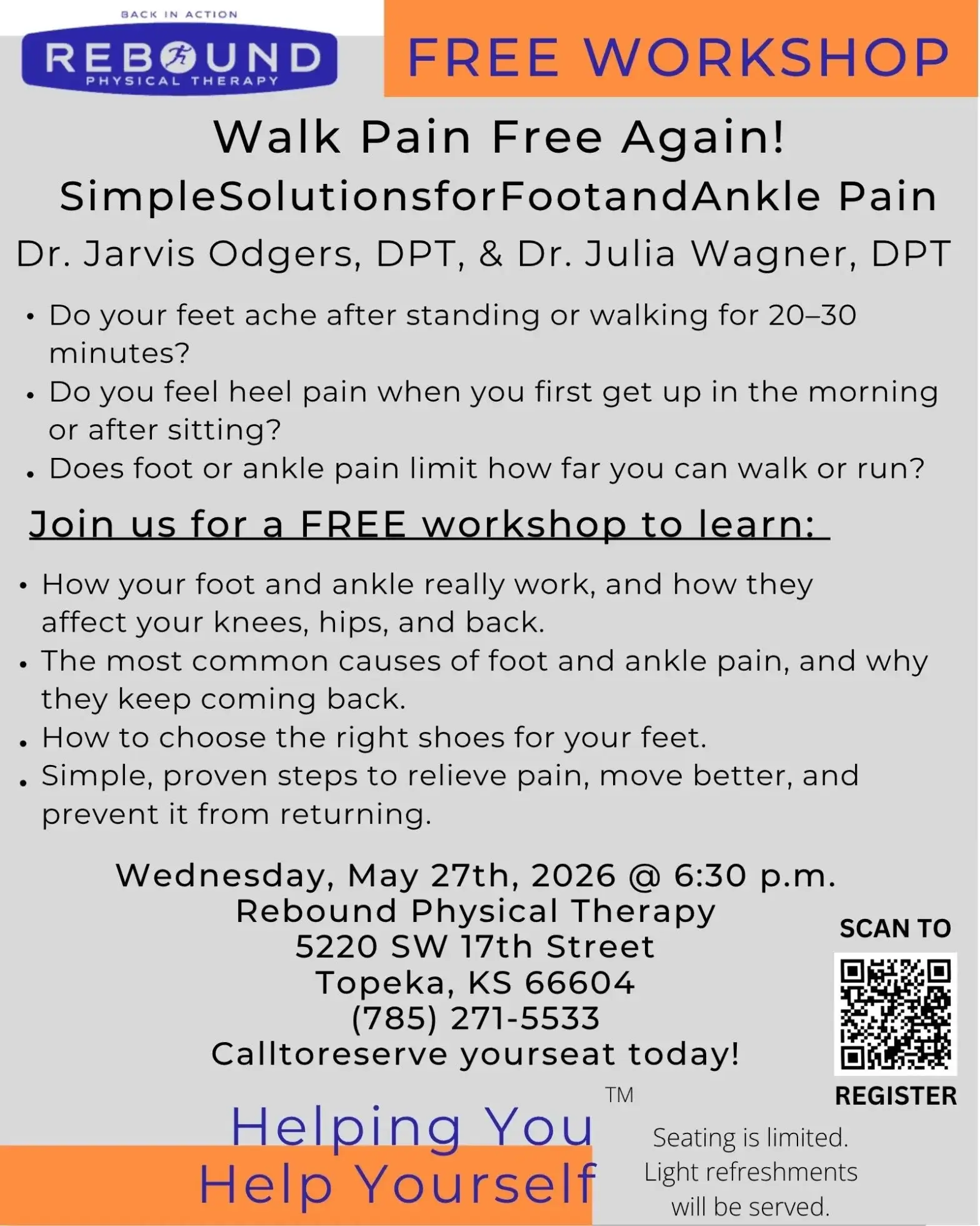 Walk Pain Free Again! Simple Solutions for Foot and Ankle Pain